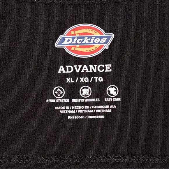 Dickies Women's Scrub Tops Shirts (Set of 3) XL Black Gray Blue Stretch Fabric - Picture 3 of 5